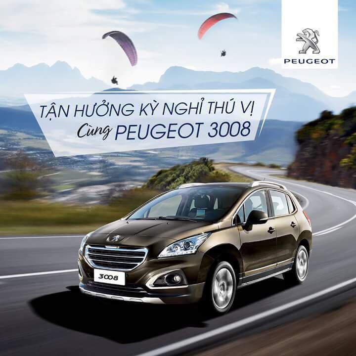 Peugeot 3008 giá hấp dẫn 995 triệu đồng tại Peugeot Hà Nội