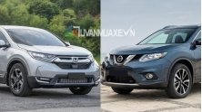 So sanh xe Nissan X-Trail va Honda CR-V 2018 ban 7 cho