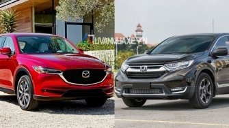 So sanh xe Mazda CX-5 2018 va Honda CR-V 2018 ban cao cap