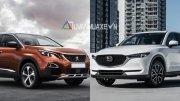 So sánh xe Mazda CX-5 2018 và Peugeot 3008 2018