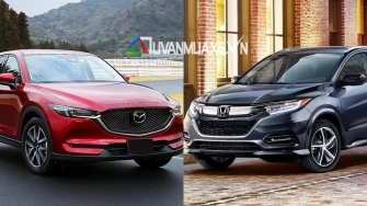 So sanh xe Mazda CX-5 2.0AT va Honda HR-V L 2018-2019 tai Viet Nam