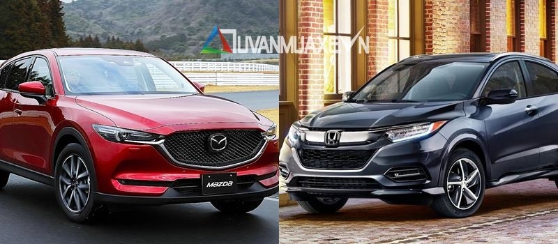 So sanh xe Mazda CX-5 2.0AT va Honda HR-V L 2018-2019 tai Viet Nam