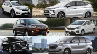 Mua xe 7 cho gia re cua Honda, Nissan, Toyota, Suzuki, KIA, Mitsubishi