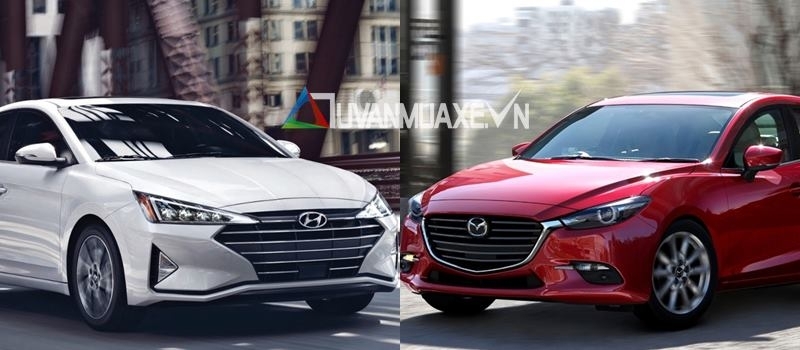 So sanh xe Hyundai Elantra 2019 va Mazda 3 2019