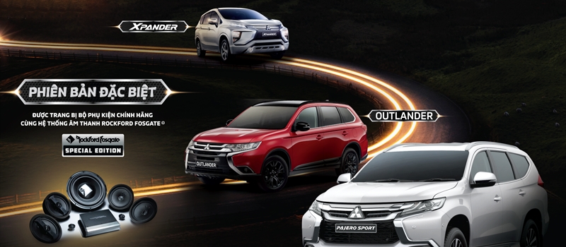 Gia ban ban dac biet SE cua Mitsubishi Xpander, Outlander, Pajero Sport