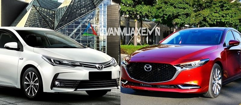 So sánh xe Toyota Altis 2019 và Mazda 3 2020 mới tại Việt Nam