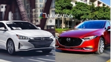 So sanh xe Hyundai Elantra 2020 va Mazda 3 2020 moi tai Viet Nam
