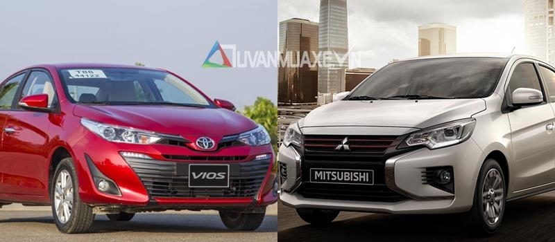 So sanh xe Toyota Vios 2020 va Mitsubishi Attrage 2020 moi