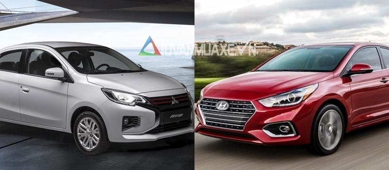 So sánh xe Mitsubishi Attrage 2020 và Hyundai Accent 2020