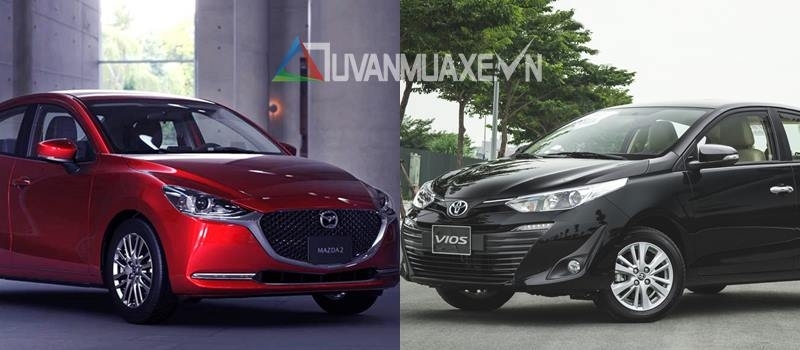 So sánh xe Mazda 2 2020 và Toyota Vios 2020 mới