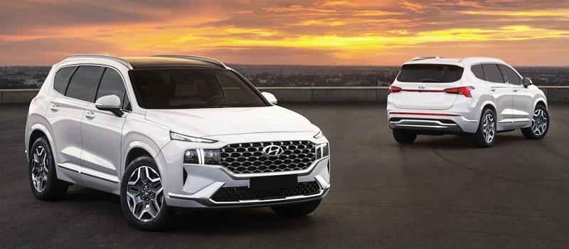 Hyundai SantaFe 2021 nang cap thiet ke moi