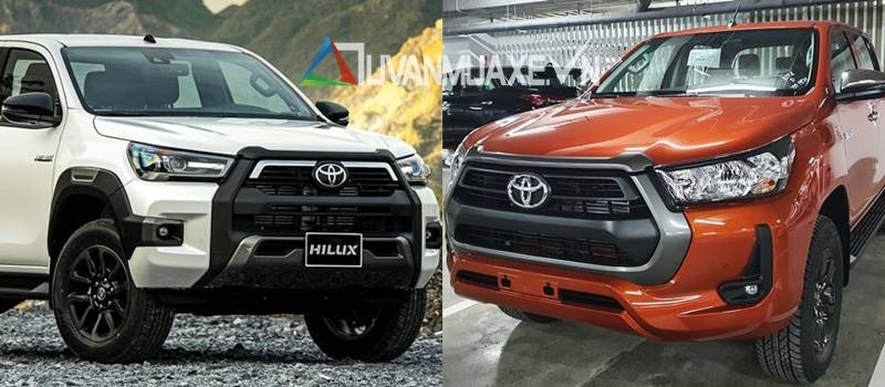 So sanh trang bi cac phien ban xe Toyota Hilux 2020 - ban 2.4L va 2.8L