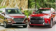 So sanh xe Hyundai Tucson va Toyota Corolla Cross 2020