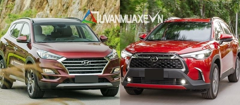 So sanh xe Hyundai Tucson va Toyota Corolla Cross 2020