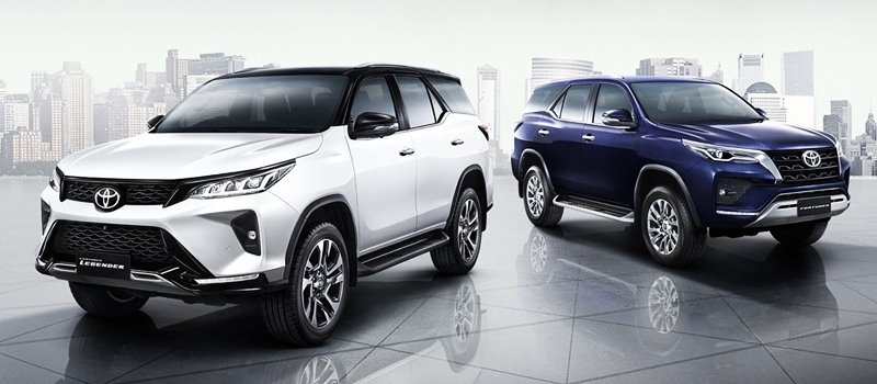 Thong so ky thuat va trang bi xe Toyota Fortuner 2021 moi