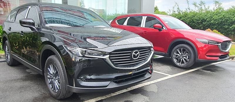 Ban tieu chuan Mazda CX-8 Deluxe 2020 moi nang cap trang bi