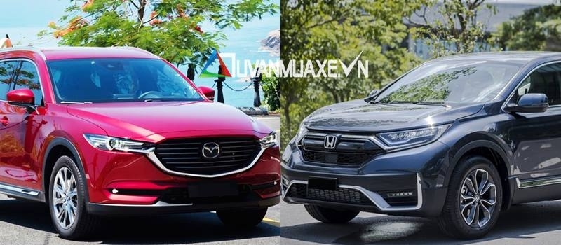 So sánh xe Mazda CX-8 và Honda CR-V 2020