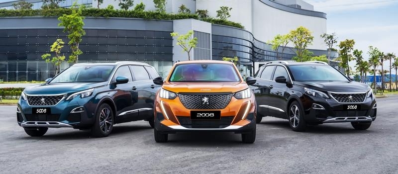 Bang gia xe o to Peugeot 2021