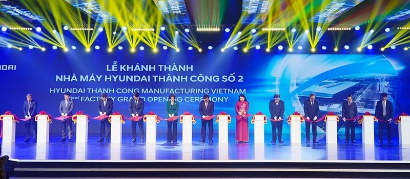 Khanh thanh nha may Hyundai Thanh Cong so 2 cong suat 100.000 xe/nam