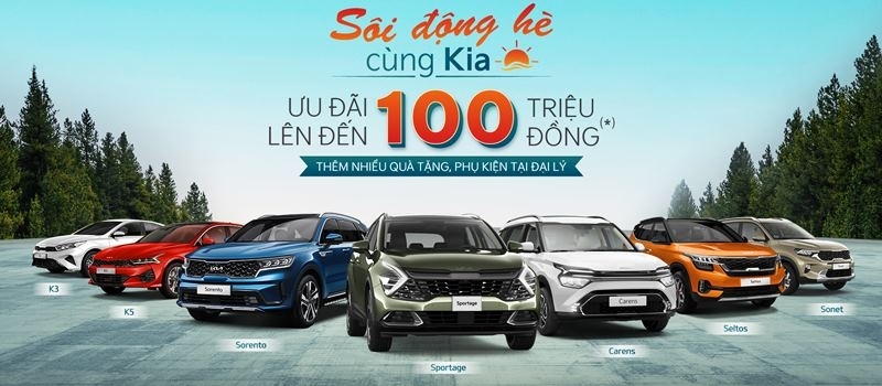 Chuong trinh khuyen mai mua xe KIA Viet Nam thang 5/2023