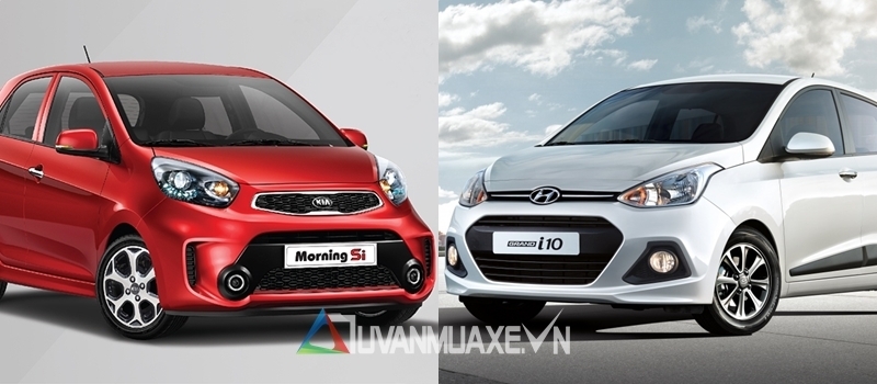 So sanh xe Hyundai Grand i10 va Kia Morning 2016