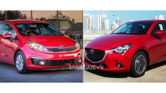 So sanh xe Mazda 2 va Kia Rio Sedan 2016