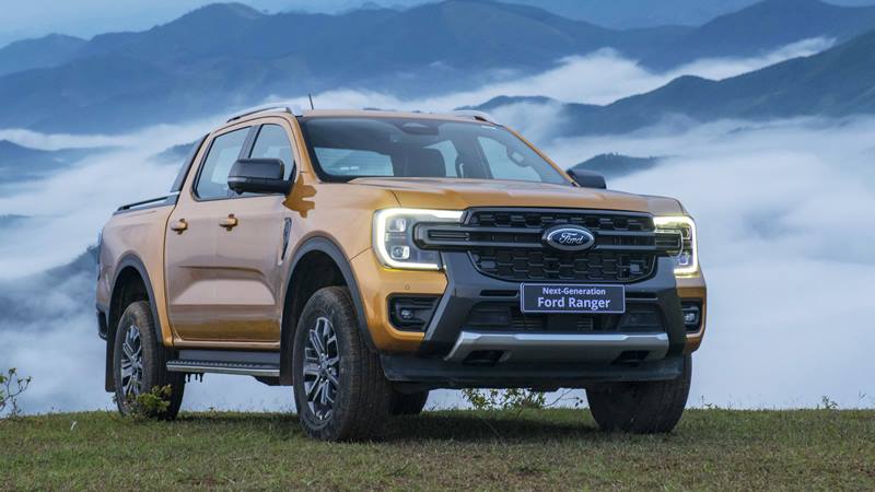  Detalles de la nueva generación de Ford Ranger Wildtrak en Vietnam
