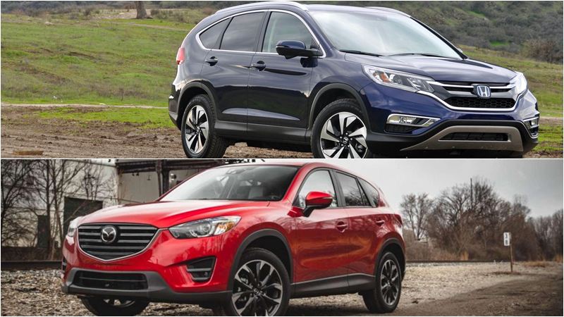 So sánh Mazda CX-5 2016 bản 2.5L và Honda CR-V 2016 bản cao cấp - Ảnh 1