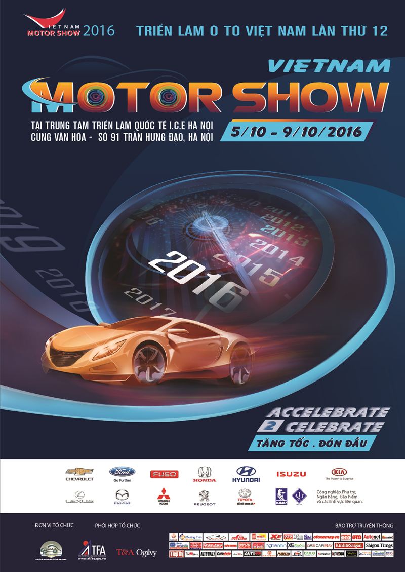 Vietnam Motor Show 2016 tổ chức tại Hà Nội đầu tháng 10 - Ảnh 2