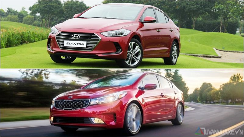 So sánh Hyundai Elantra 2016 và Kia Cerato 2016 phiên bản cao cấp - Ảnh 1