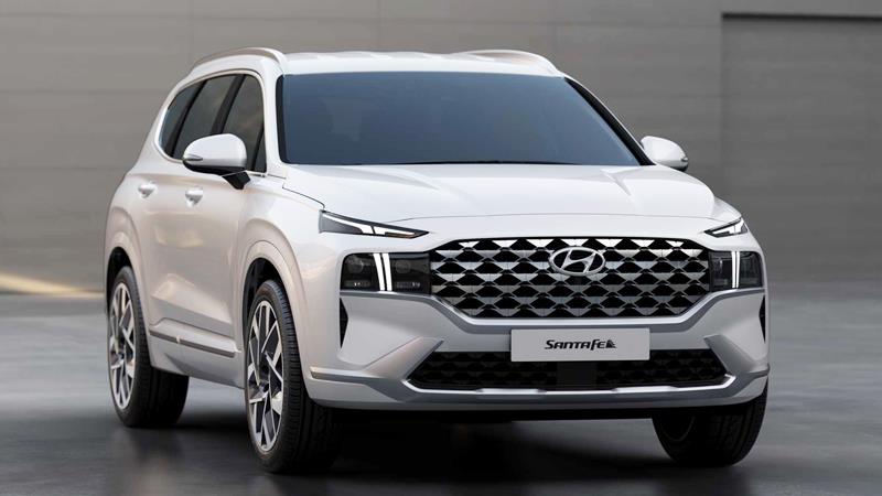 Hyundai SantaFe 2021 nâng cấp thiết kế mới - Ảnh 4