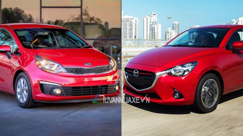 So sánh xe Mazda 2 và Kia Rio Sedan 2016 - Ảnh 1