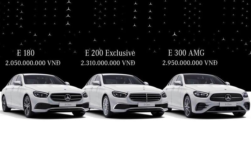 Mercedes E 180 2021 có giá bán 2.050 tỷ đồng tại Việt Nam