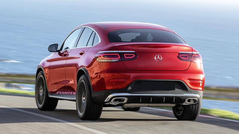 Xe SUV thể thao Mercedes GLC Coupe 2020 mới - Ảnh 8