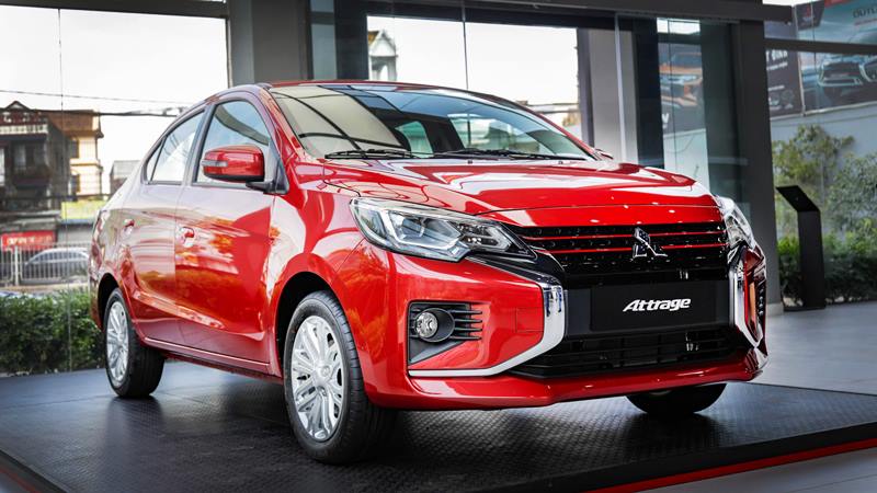 Giá bán xe Mitsubishi Attrage 2020 tại Việt Nam từ 375 triệu đồng
