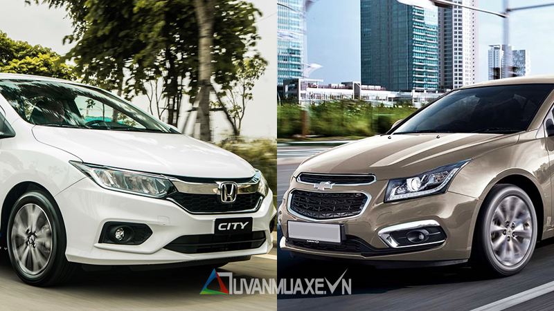 So sánh xe Chevrolet Cruze và Honda City 2017 - Ảnh 1