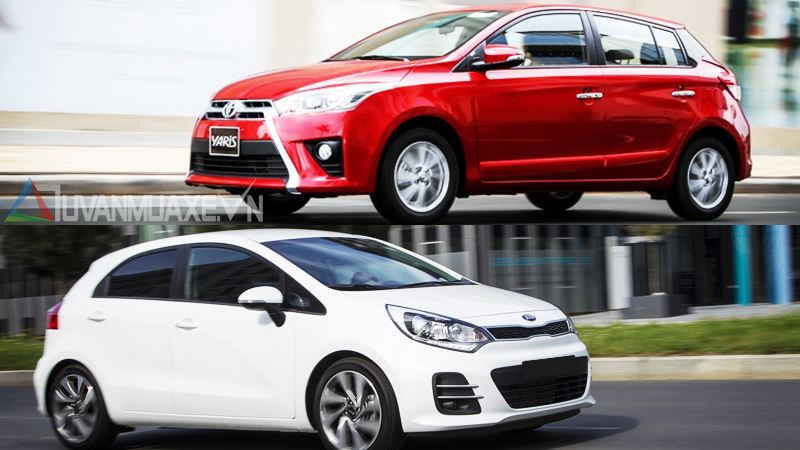 So sánh xe Kia Rio Hatchback và Toyota Yaris 2016 - Ảnh 1