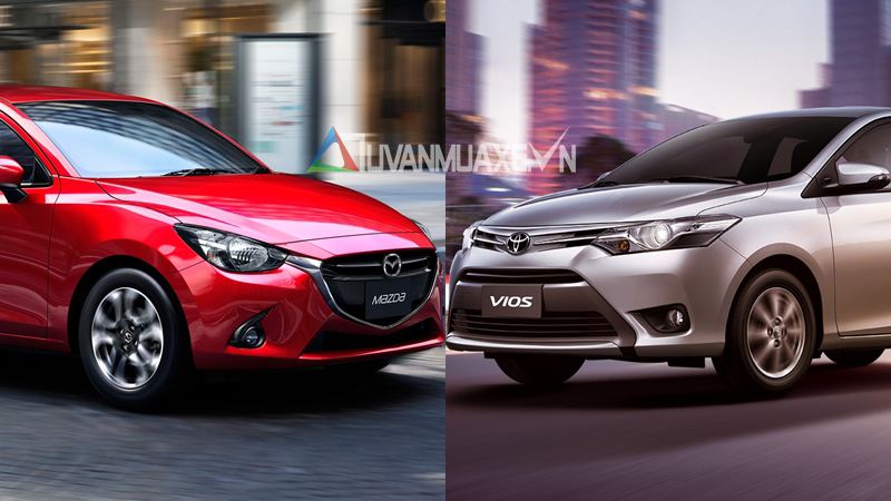 So sánh xe Mazda 2 và Toyota Vios 2016 - Ảnh 1