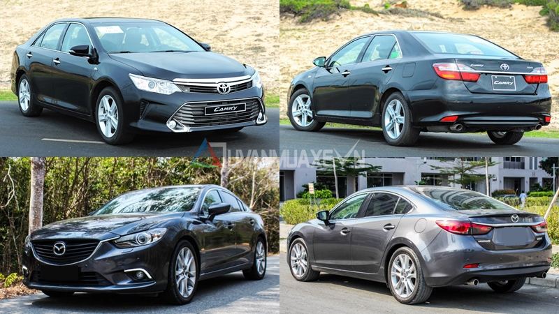  Compara Mazda 6 y Toyota Camry 2015-2016
