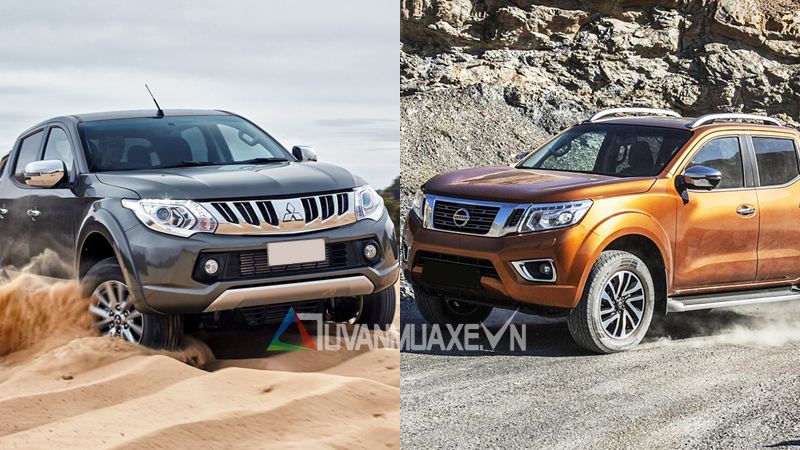So sánh xe Mitsubishi Triton 2.5AT 4x4 và Nissan Navara VL 2016 - Ảnh 1