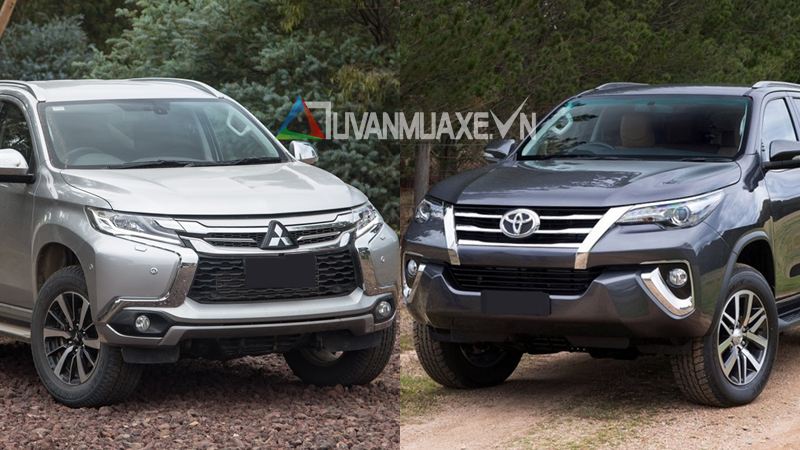 So sánh xe Toyota Fortuner 2017 và Mitsubishi Pajero Sport 2017 - Ảnh 1