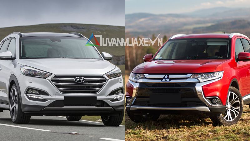 So sánh xe Mitsubishi Outlander và Hyundai Tucson 2018 - Ảnh 1