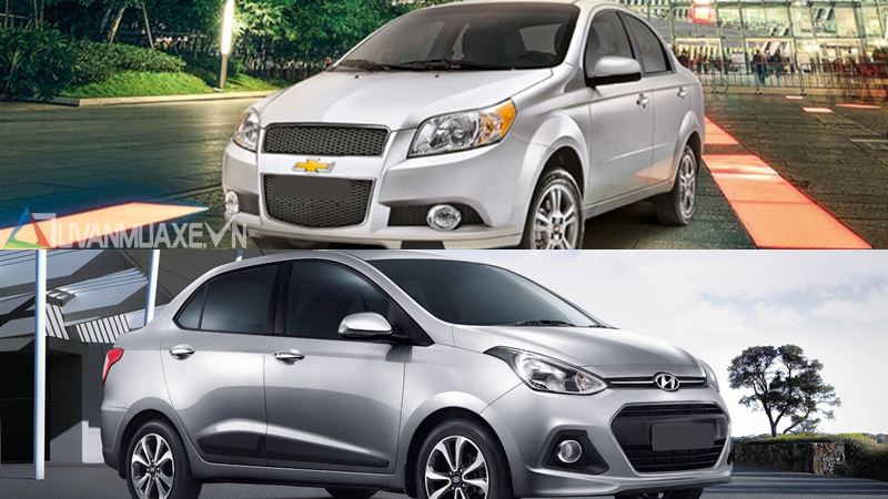 So sánh xe Chevrolet Aveo và Hyundai Grand i10 Sedan - Ảnh 1