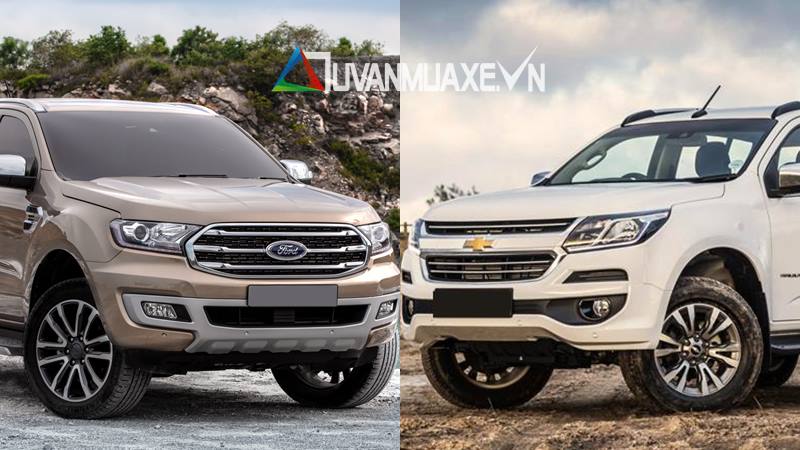 So sánh xe Chevrolet Trailblazer và Ford Everest 2018-2019 bản cao cấp - Ảnh 1
