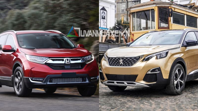 So sánh xe Honda CR-V 2018 và Peugeot 5008 2018 - Ảnh 1