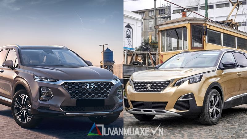 So sánh xe Hyundai SantaFe 2019 và Peugeot 5008 2019 tại Việt Nam - Ảnh 1