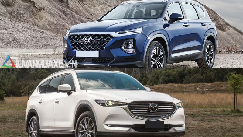 So sánh xe Hyundai SantaFe 2019 và Mazda CX-8 2019 bản cao cấp Premium - Ảnh 14