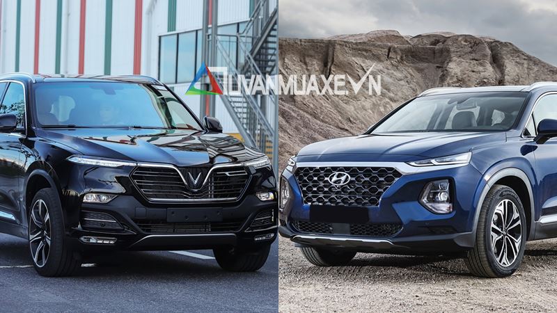 So sánh xe VinFast LUX SA2.0 và Hyundai SantaFe 2019 - Ảnh 1