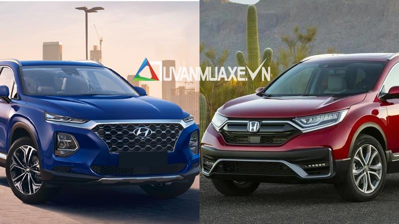 So sánh xe Hyundai SantaFe và Honda CR-V 2020 mới - Ảnh 1