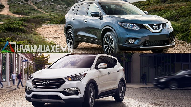 So sánh Hyundai SantaFe và Nissan X-Trail 2017 - Ảnh 14